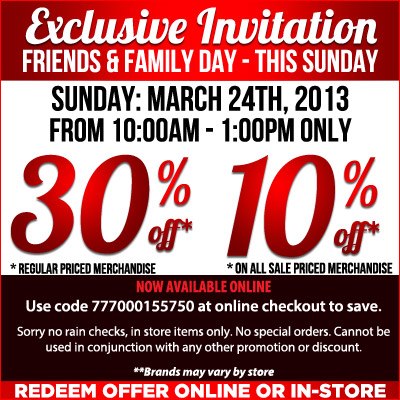 SoftMoc Friends & Family Sale - 30 Off Regular Priced Merchandise (Mar 24, 10am-1pm Only)