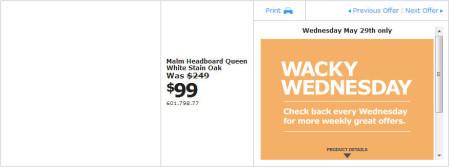 IKEA - Vancouver Wacky Wednesday Deal of the Day Coquitlam (May 29) B
