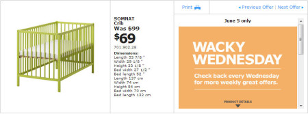 IKEA - Vancouver Wacky Wednesday Deal of the Day (June 5) Richmond A