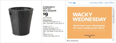 IKEA - Vancouver Wacky Wednesday Deal of the Day RICHMOND (June 12) B