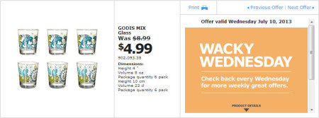 IKEA - Vancouver Wacky Wednesday Deal of the Day Coquitlam (July 10) A