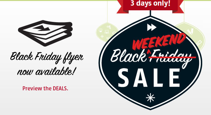 Future Shop Black Friday Weekend Sale (Nov 29 - Dec 1)