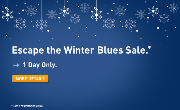 WestJet Escape the Winter Blues Sale 1 Day Only (Nov 14)