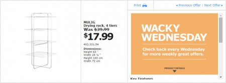 IKEA - Vancouver Wacky Wednesday Deal of the Day (Sept 17) A