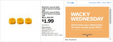IKEA - Vancouver Wacky Wednesday Deal of the Day (Oct 22) B