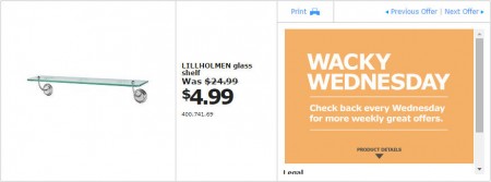 IKEA - Vancouver Wacky Wednesday Deal of the Day (Nov 12) B