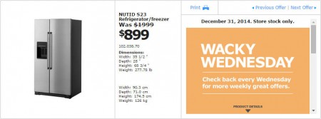 IKEA - Vancouver Wacky Wednesday Deal of the Day (Dec 31) C