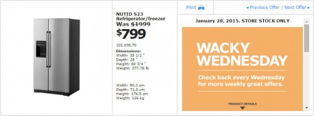 IKEA - Vancouver Wacky Wednesday Deal of the Day (Jan 28) D