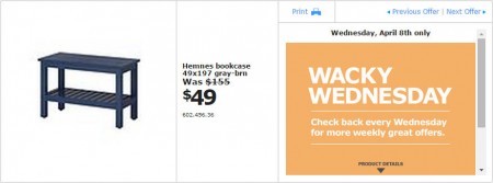 IKEA - Vancouver Wacky Wednesday Deal of the Day (Apr 8) Richmond C
