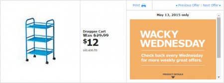 IKEA - Vancouver Wacky Wednesday Deal of the Day (May 13) A