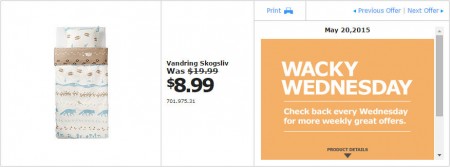 IKEA - Vancouver Wacky Wednesday Deal of the Day (May 20) R4