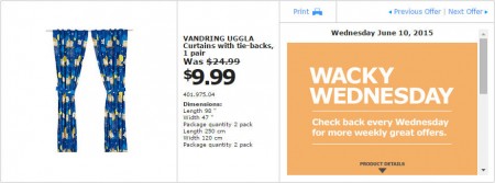 IKEA - Vancouver Wacky Wednesday Deal of the Day (June 10) C