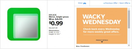 IKEA - Vancouver Wacky Wednesday Deal of the Day (Nov 4) B