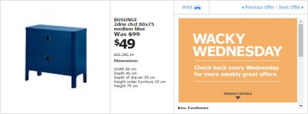 IKEA - Vancouver Wacky Wednesday Deal of the Day (Apr 13) A