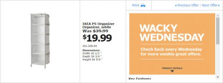 IKEA - Vancouver Wacky Wednesday Deal of the Day (Apr 13) B