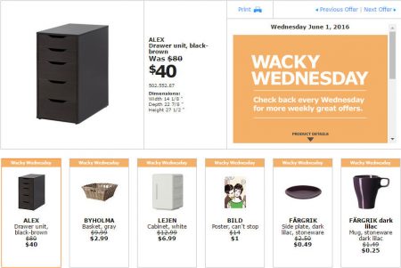 IKEA - Vancouver Wacky Wednesday Deal of the Day (June 1)