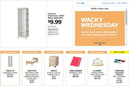 IKEA - Vancouver Wacky Wednesday Deal of the Day (May 25)
