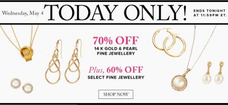 TheBay Today Only - 70 Off 14K Gold & Pearl Fine Jewellery (May 4)