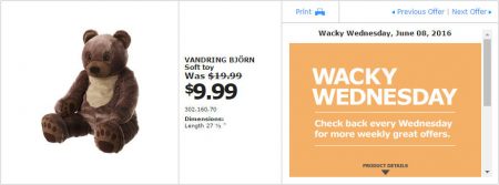 IKEA - Vancouver Wacky Wednesday Deal of the Day (June 8) A